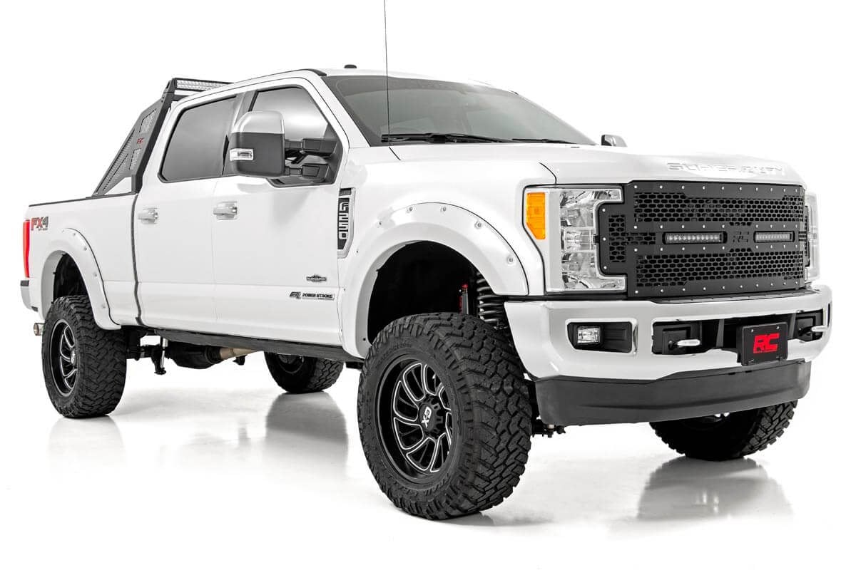 Ford F-250 Super Duty Coilover Suspension Kit - Front - Rough Country - Vertex 2.5 Adjustable - '05-'23
